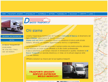 Tablet Screenshot of dibaccotrasporti.it